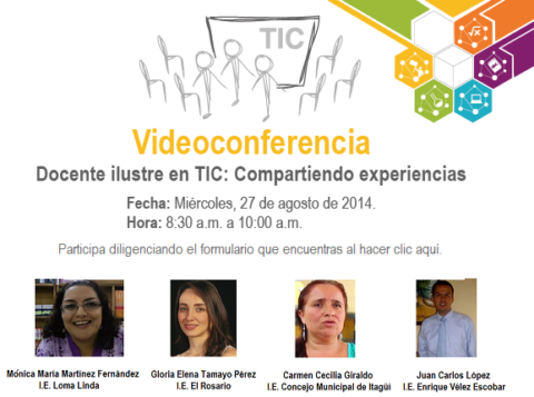 Videoconferencia: Docente ilustre en TIC